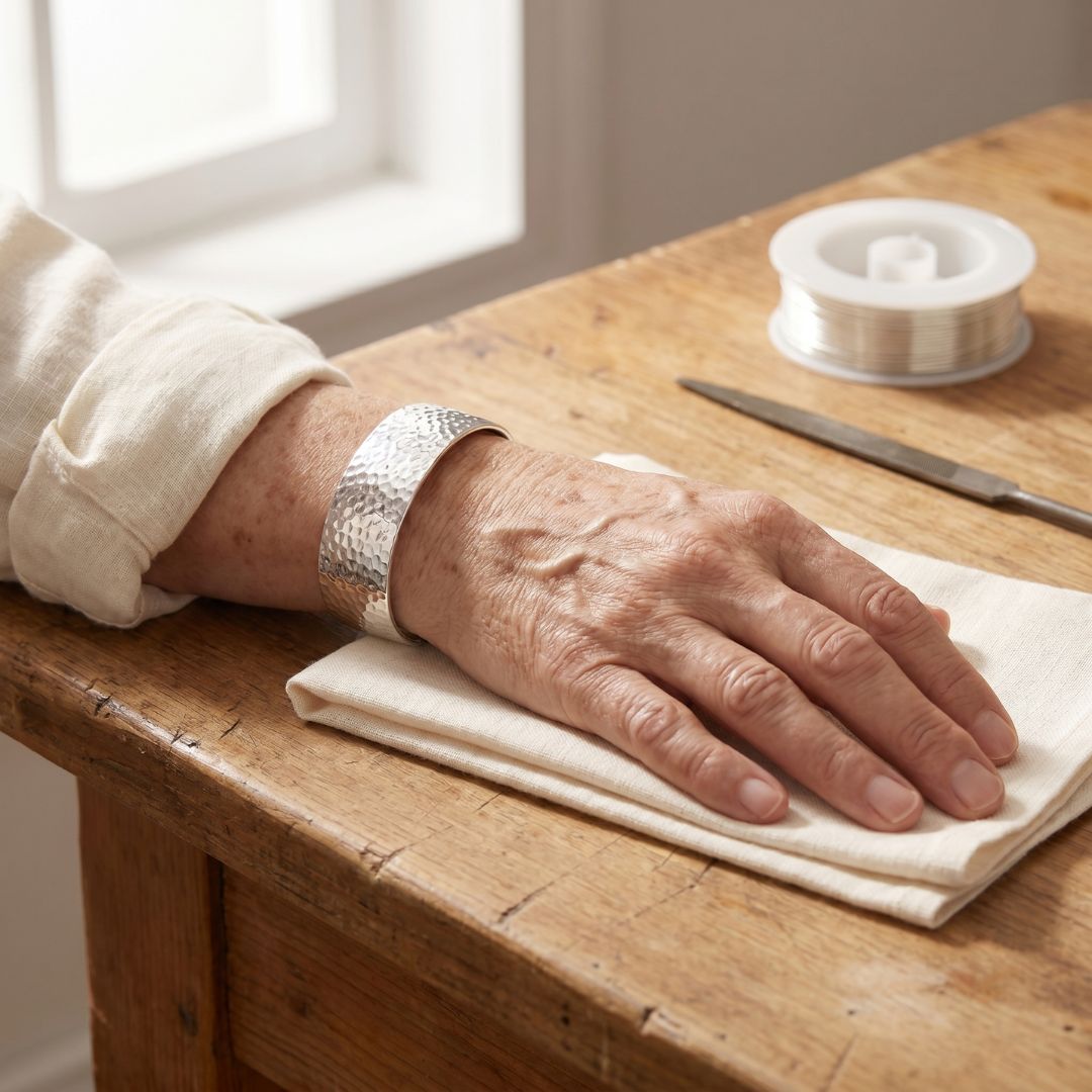 Sandra Hammered Cuff