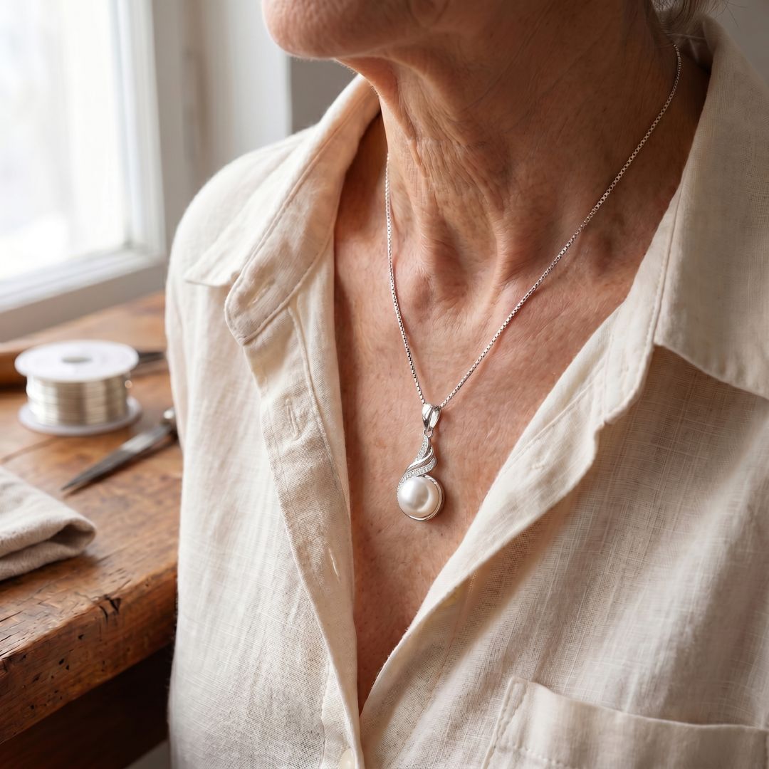 Sandra Pearl Necklace