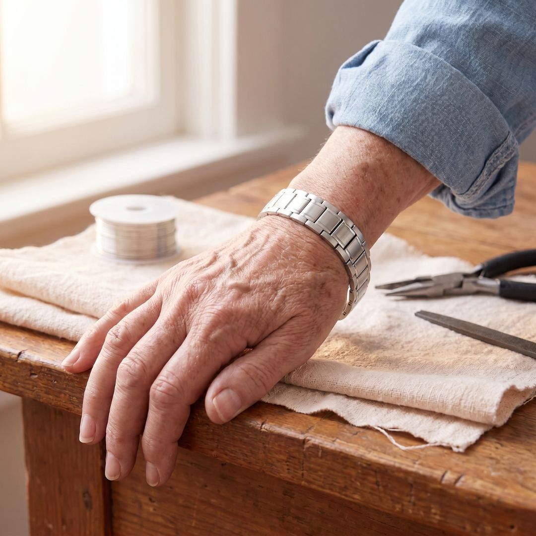 Sandra Steel Bracelet